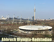 Ära des ehemaligen Olympia-Radstadions geht zu Ende Vorbereitungen zum Abriss der Event-Arena beginnen im April 2015 (ªFoto. Martin Schmitz)